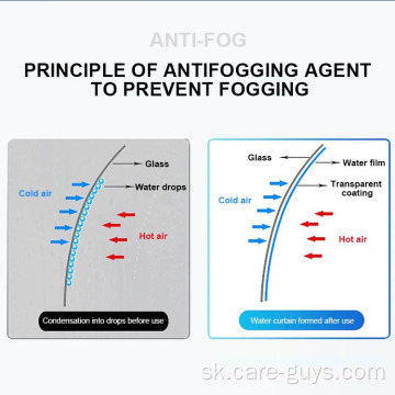 Automobilový sklenený anti-Fog sprejový interiér Care Care Products